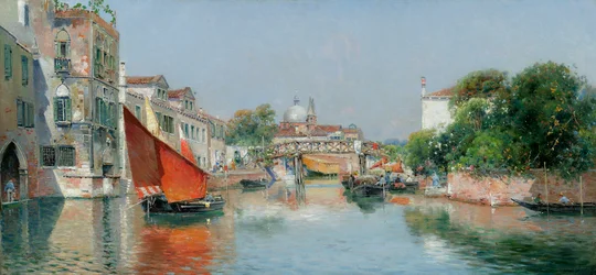 Ein venezianischer Kanal